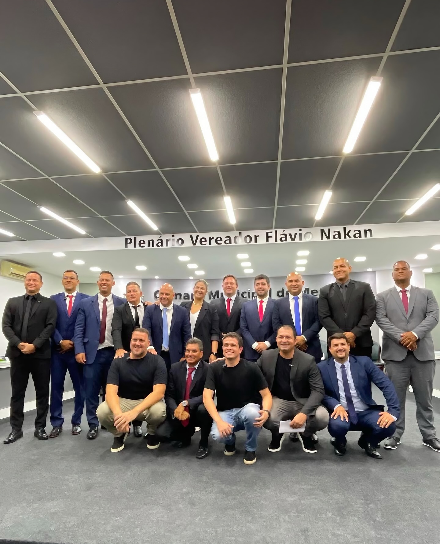 Presença na abertura dos trabalhos da Câmara